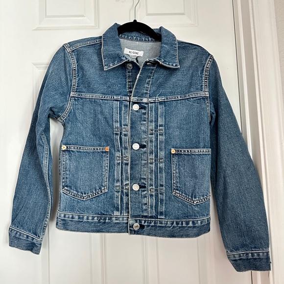 RE/DONE 60s Shrunken Denim Jacket, size small - Picture 2 of 11